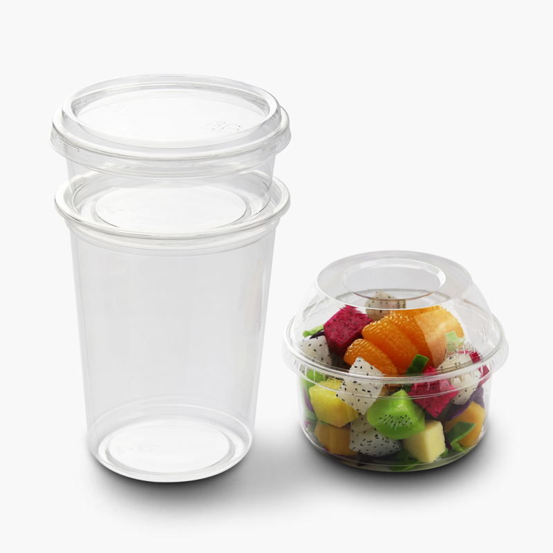 8/12/16/24/32oz. Clear PET Plastic Cold Drink Salad Cups