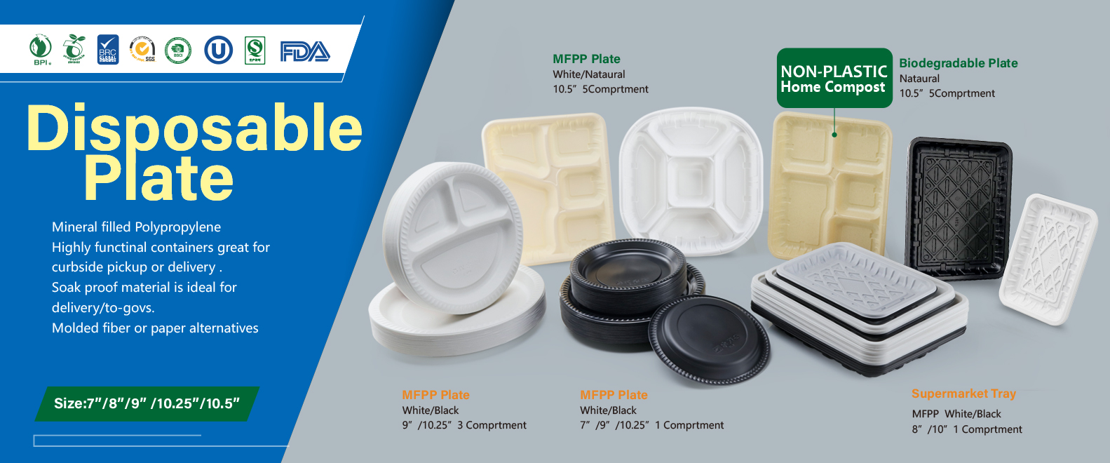 GuanZhan-Disposable Food Containers